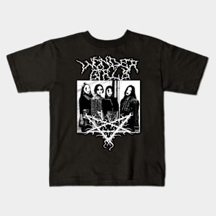 Black Metal Wonder Girls Kids T-Shirt